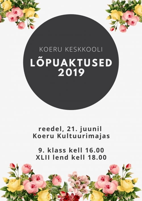 Koeru Keskkooli lõpuaktused