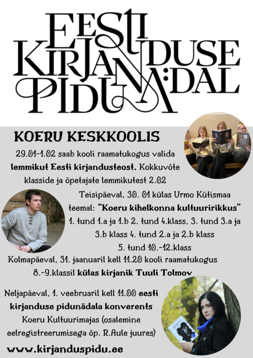 Eesti kirjanduse pidunädala sündmused